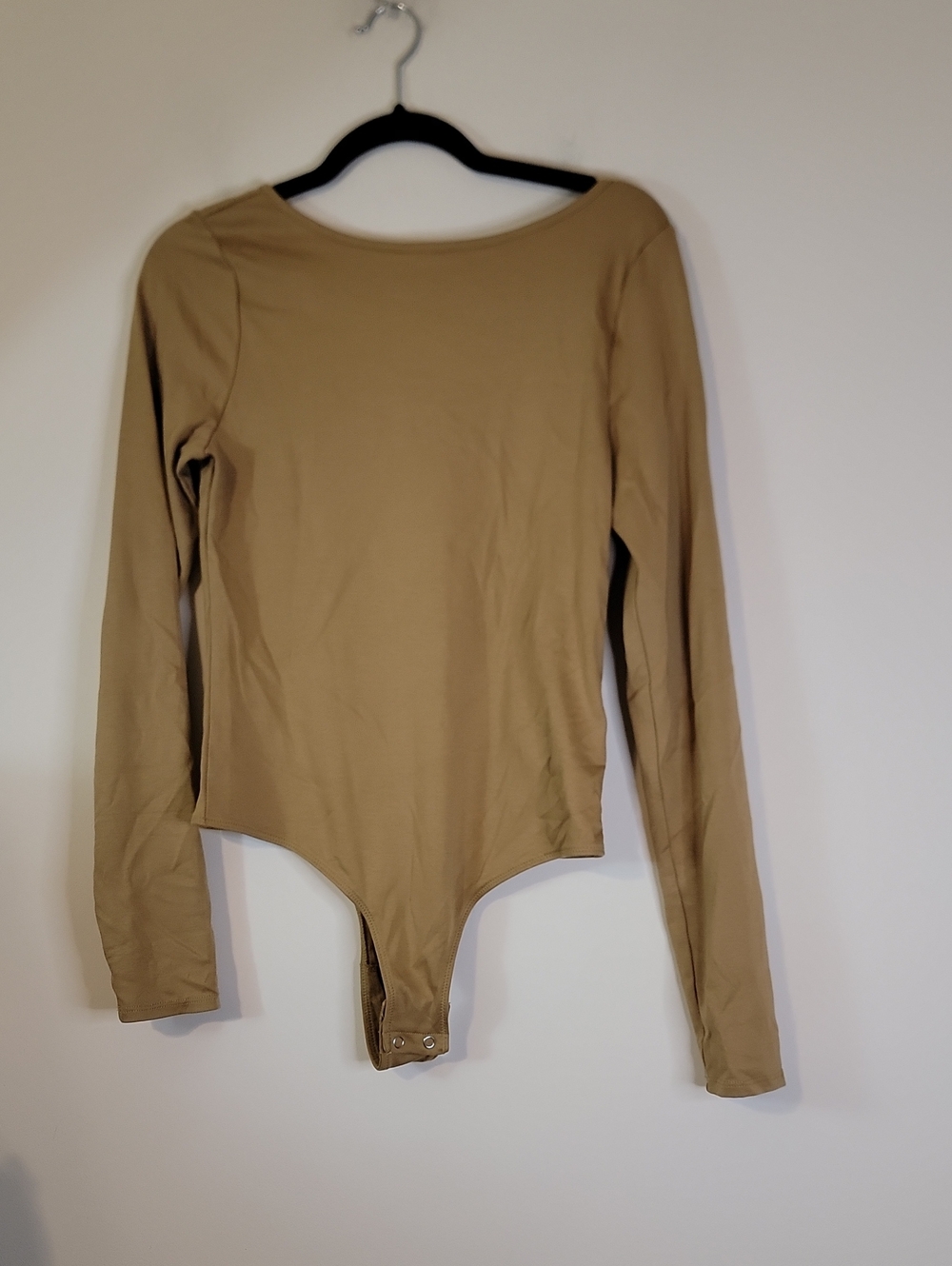 Neutral Tan Long Sleeve Bodysuit J.Crew NWT